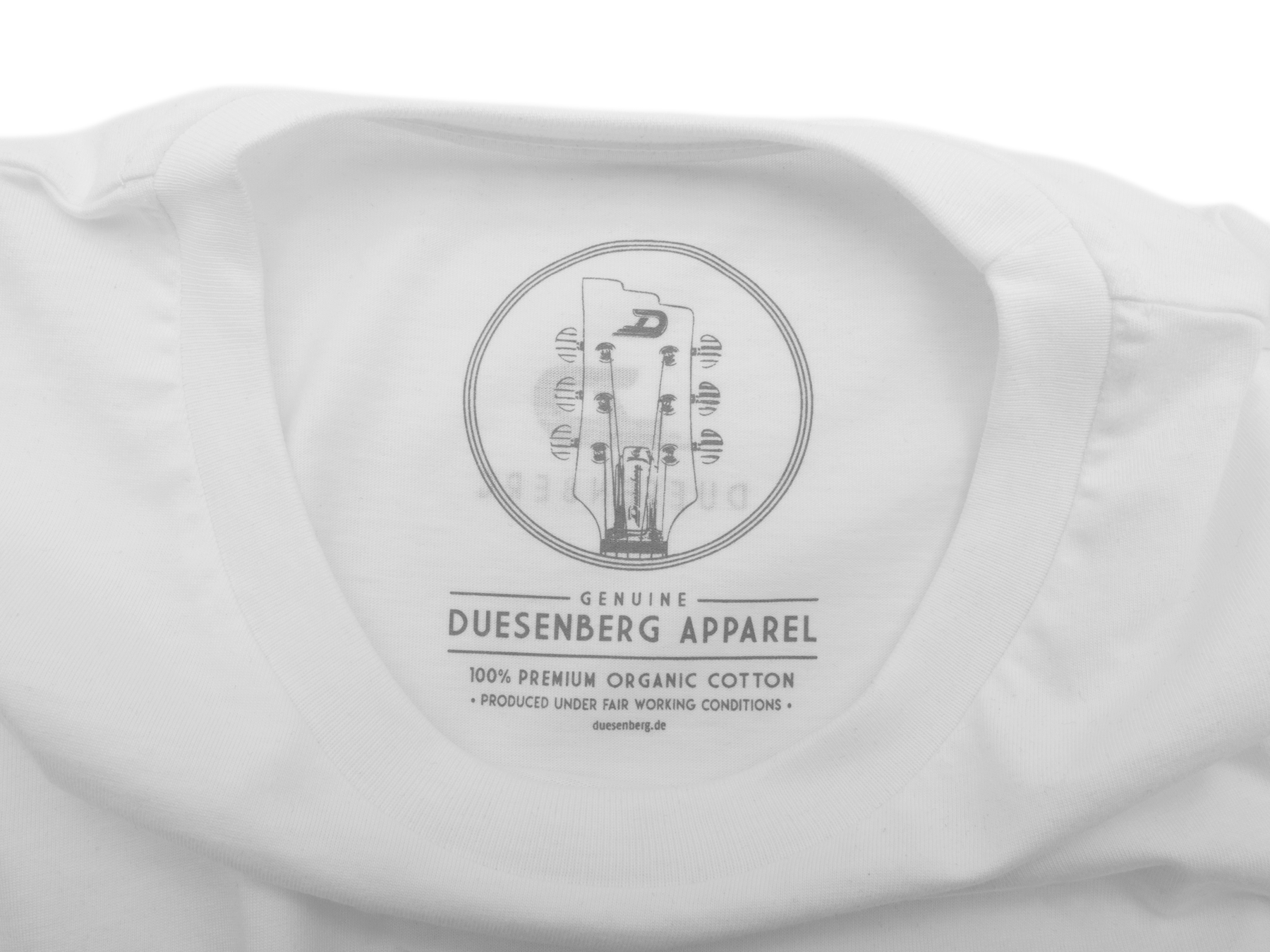 Duesenberg Organic-T "D-Outlines" White (unisex)