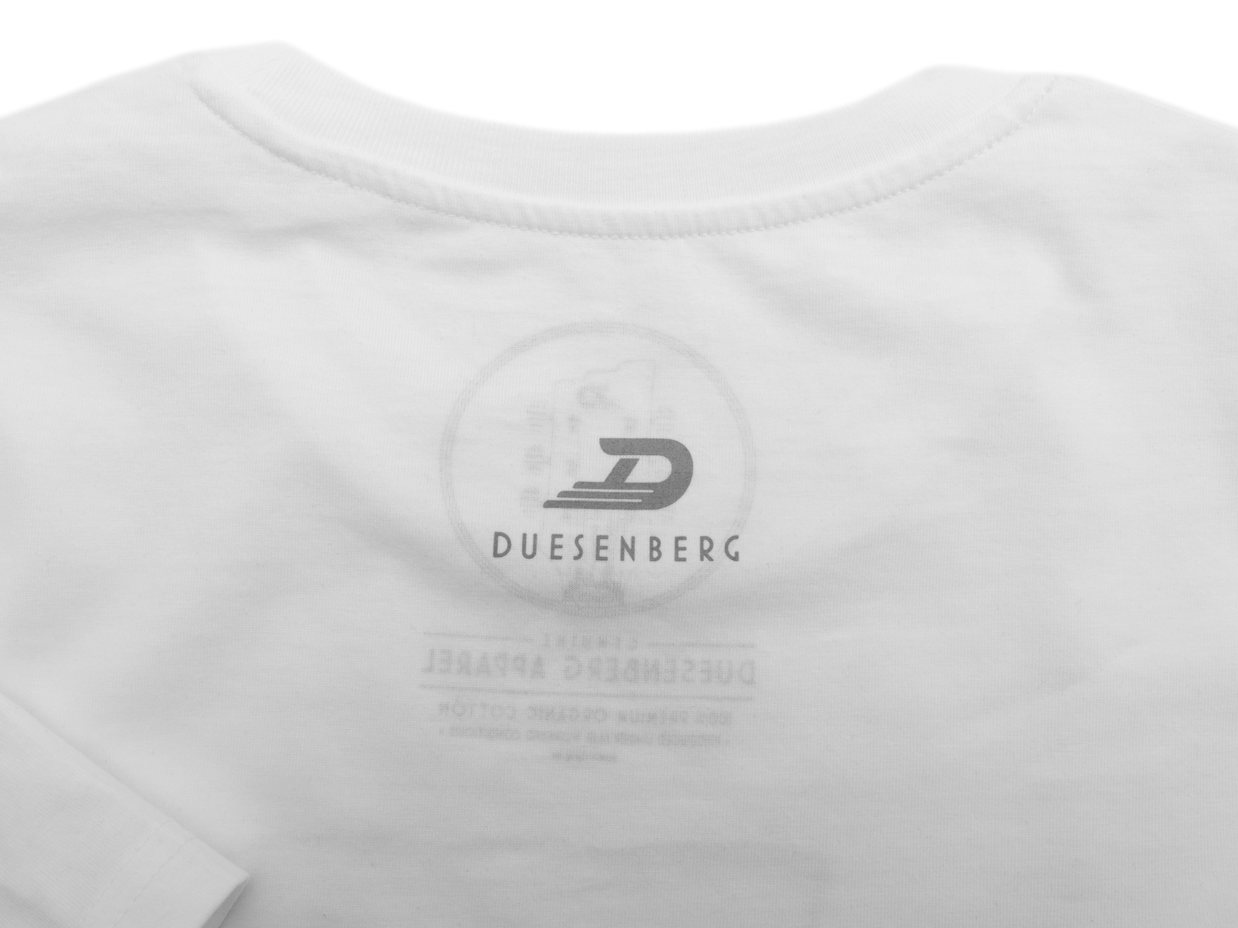 Duesenberg Organic-T "D-Outlines" White (unisex)