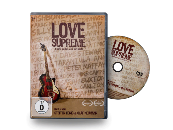"Love Supreme - Sechs Saiten und ein Brett" DVD (German, PAL)