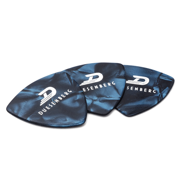 Duesenberg Zelluloid Plektren, Blue Pearl (Large)
